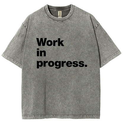 Work In Progress Vintage Distressed T-shirt