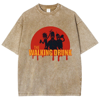 The Walking Drunk Vintage Distressed T-shirt