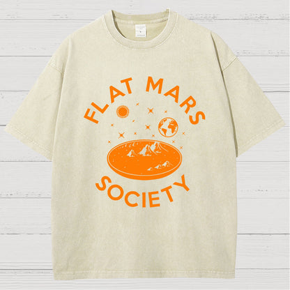 Flat Mars Vintage Distressed T-shirt