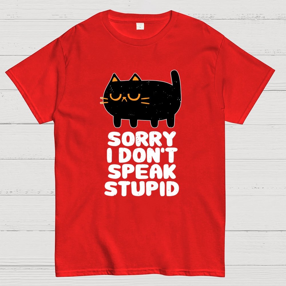 I Don't Speak Stupid Geek T-Shirt