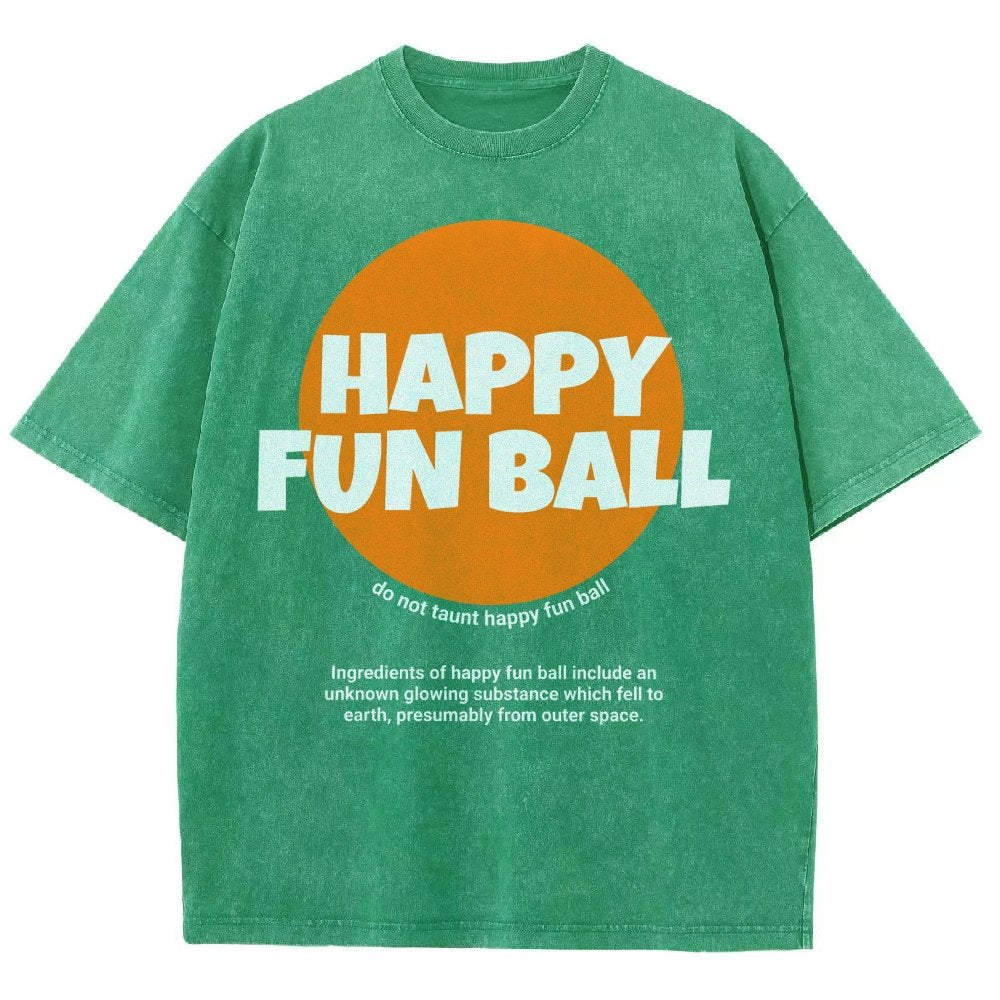 Happy Fun Ball Vintage Distressed T-shirt