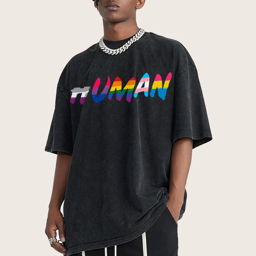 Human Vintage Distressed T-shirt