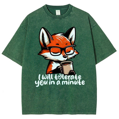 Tolerant Fox Vintage Distressed T-shirt