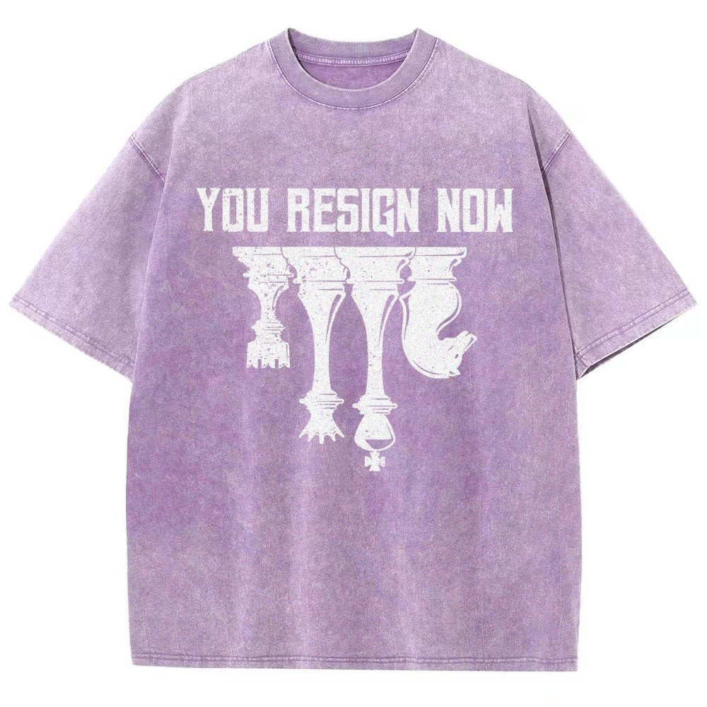 Chess You Resign Now Vintage Distressed T-shirt