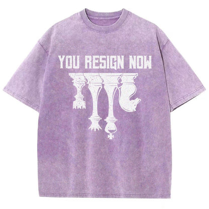 Chess You Resign Now Vintage Distressed T-shirt