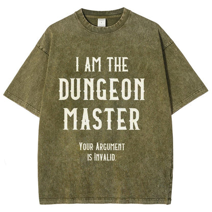 I am The Dungeon Master Nerd Vintage Distressed T-shirt