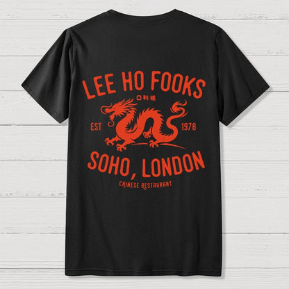 Lee Ho Fooks Vintage Resto Back Printing Geek T-Shirt