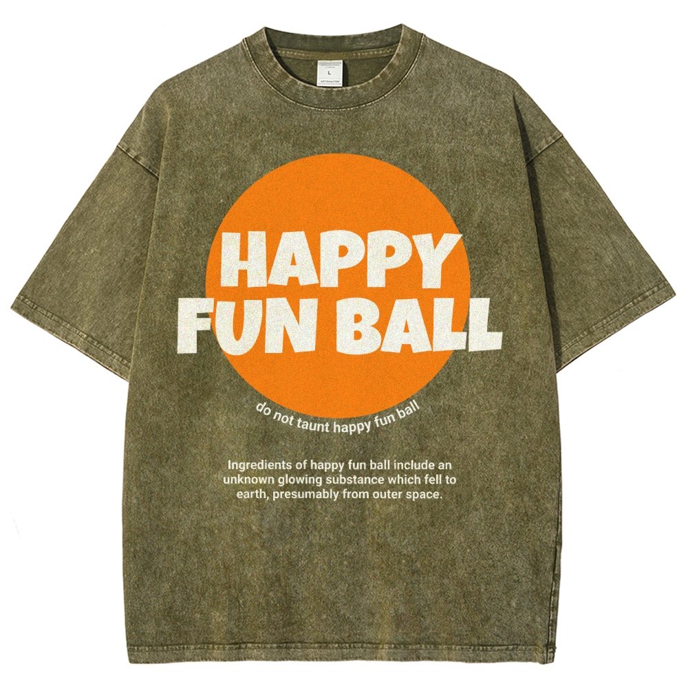 Happy Fun Ball Vintage Distressed T-shirt