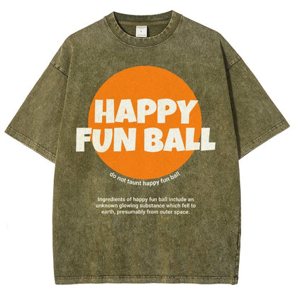 Happy Fun Ball Vintage Distressed T-shirt