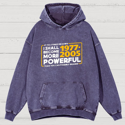 I Shall Become More Powerful Vintage Distressed Hoodie