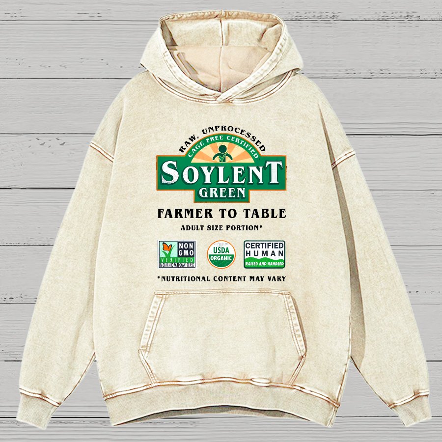 Farmer to Table Vintage Distressed Hoodie