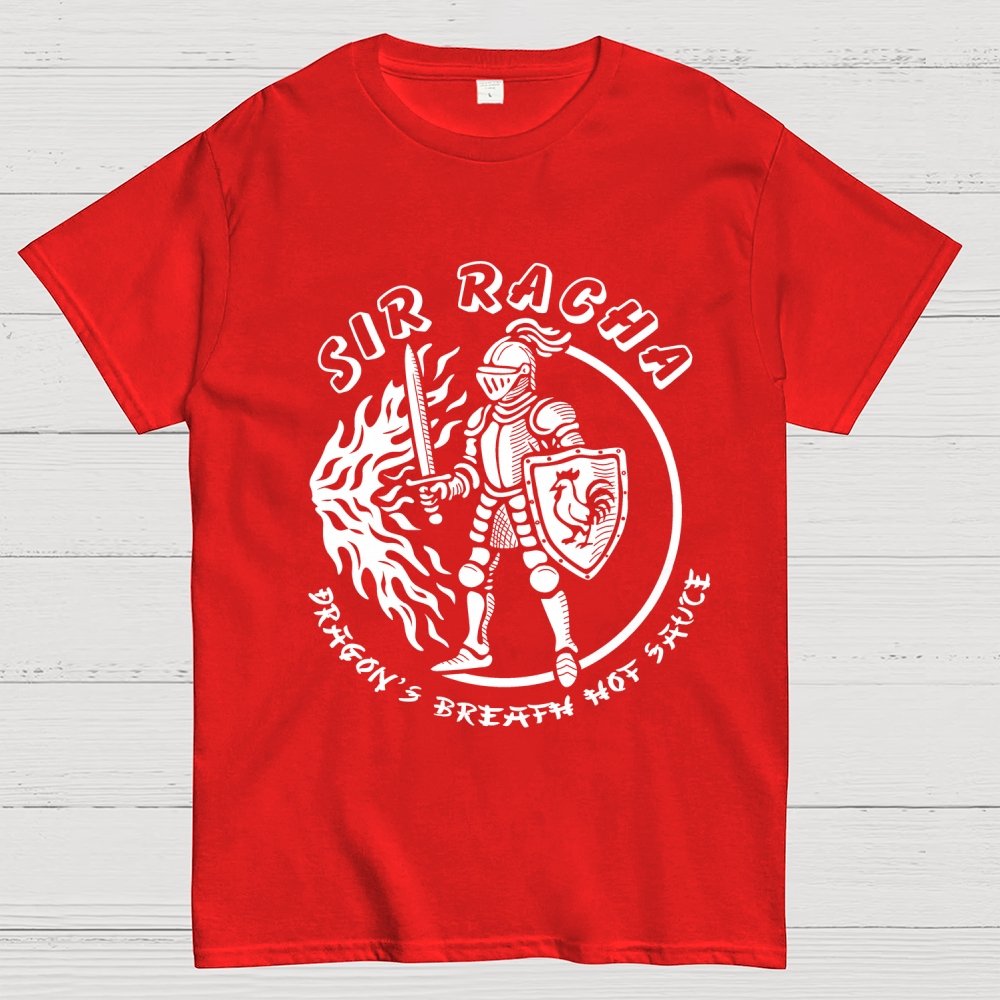 Sir Racha Dragon’s Breath Hot Sauce Geek T-Shirt