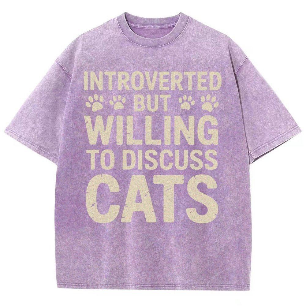 Introverted Vintage Distressed T-shirt