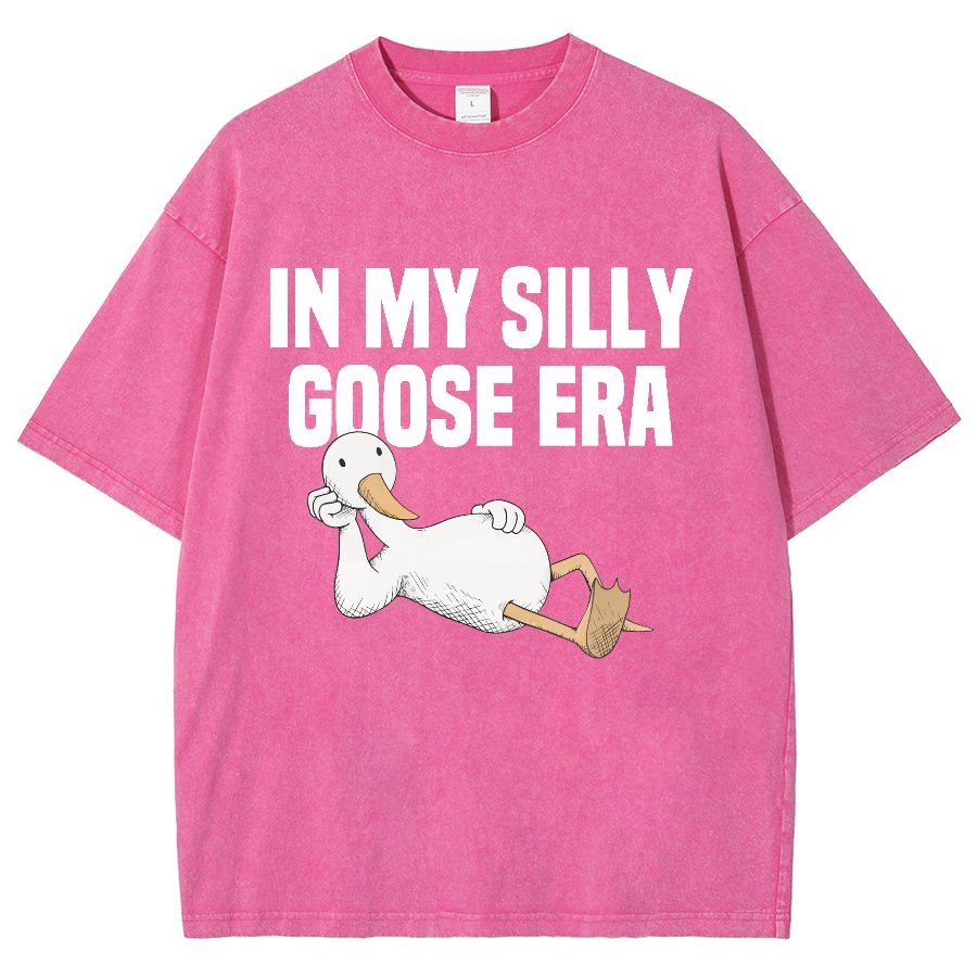 In My Silly Goose Era, Silly Goose Vintage Distressed T-shirt