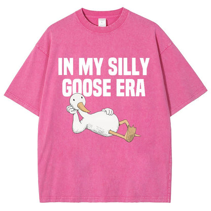 In My Silly Goose Era, Silly Goose Vintage Distressed T-shirt