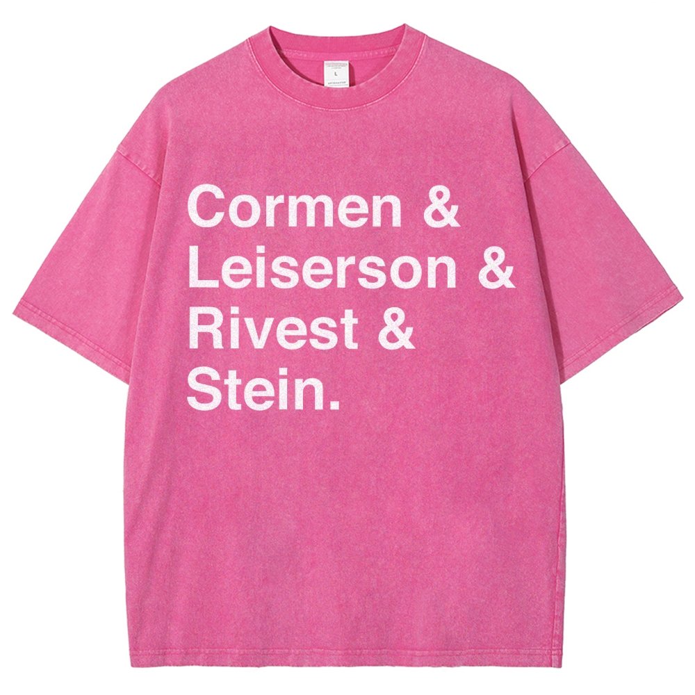 CLRS Algorithms Vintage Distressed T-shirt