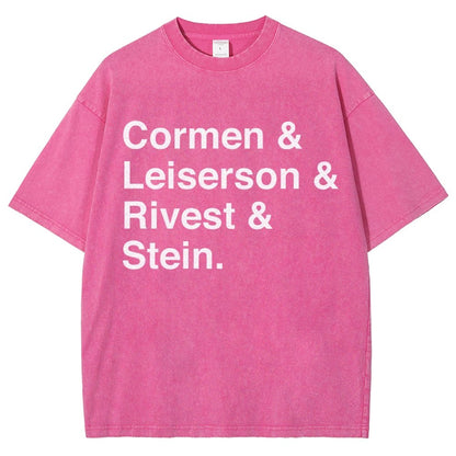 CLRS Algorithms Vintage Distressed T-shirt