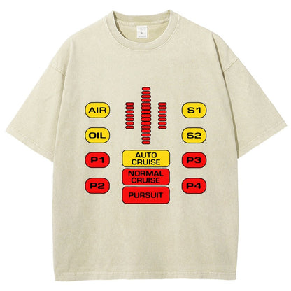 Kit Dashboard Supercar Vintage Distressed T-shirt