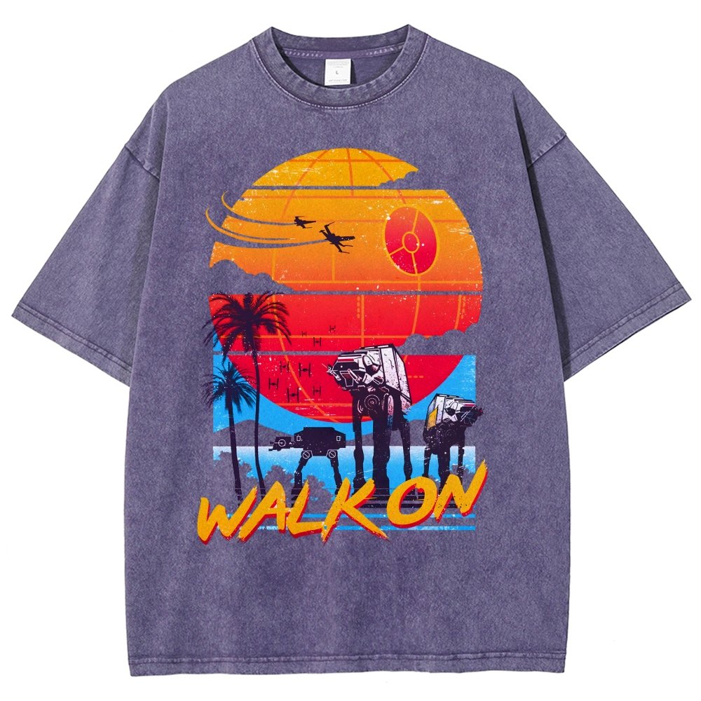 Walk On Vintage Distressed T-shirt