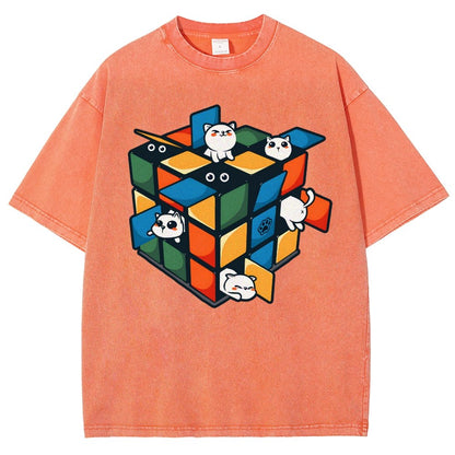 Rubikittens Vintage Distressed T-shirt