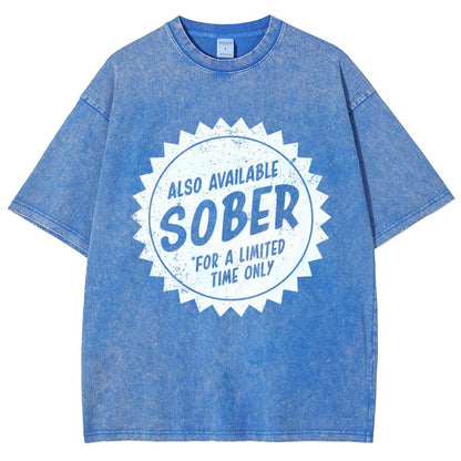 Also Available Sober Vintage Distressed T-shirt