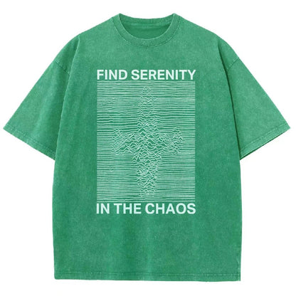 Serenity In Chaos Vintage Distressed T-shirt
