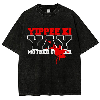 Yippee Ki-yay... You know the rest Vintage Distressed T-shirt