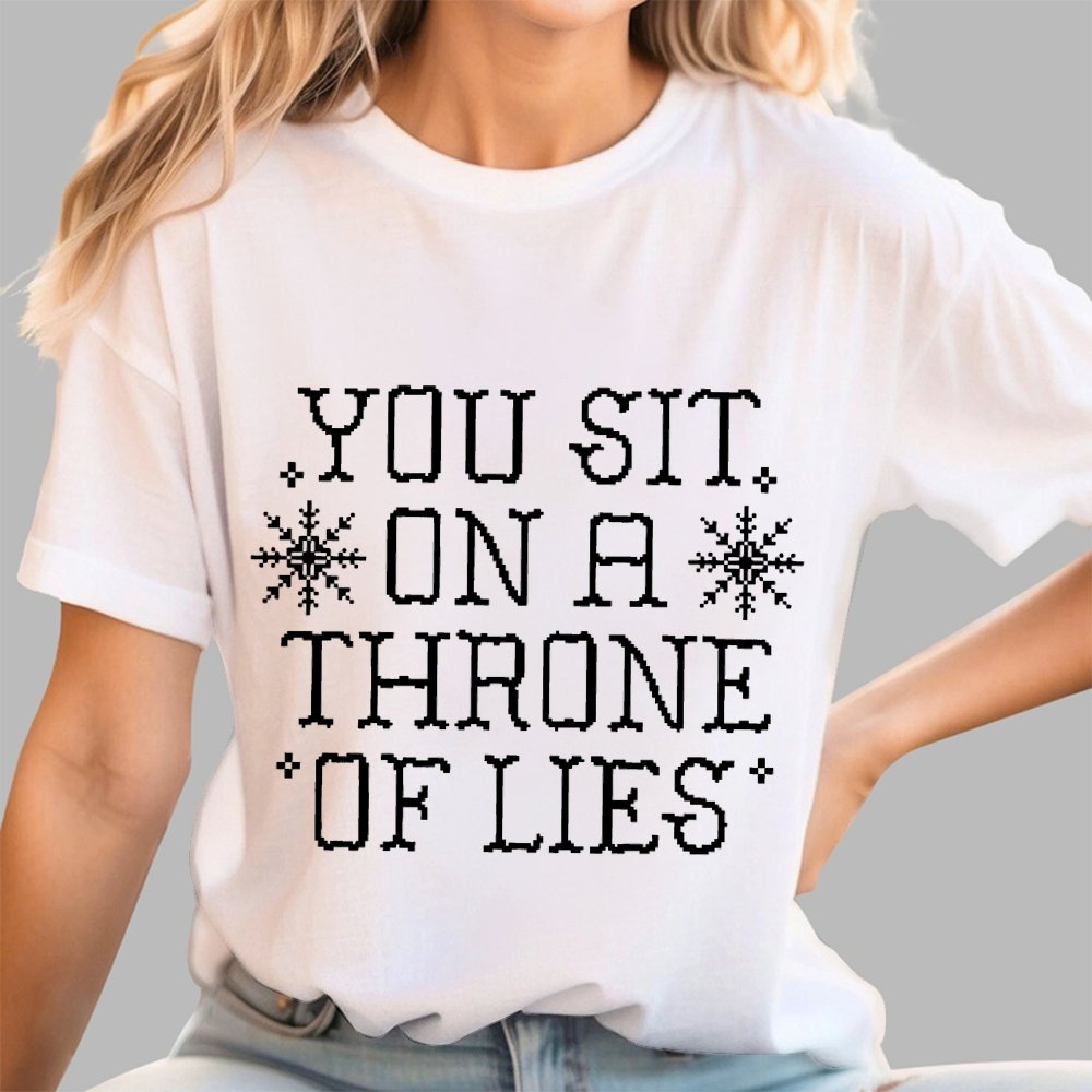 You Sit On A Throne Of Lies Geek T-Shirt