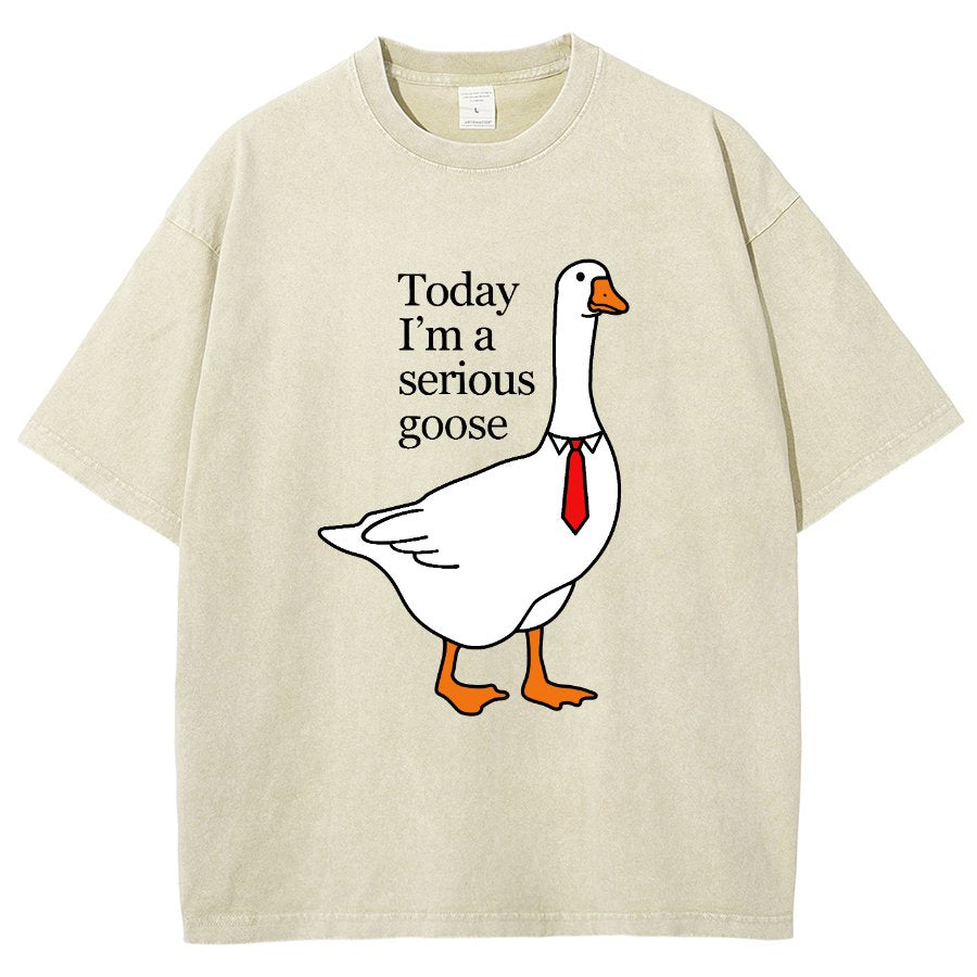 Today I'm A Serious Goose Vintage Distressed T-shirt