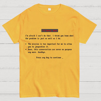 Blue Screen of HAL Geek T-Shirt