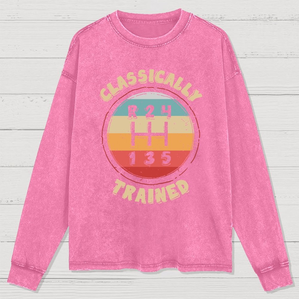 Classically Trained Washed Long Sleeve Tee