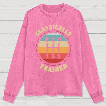 Classically Trained Washed Long Sleeve Tee