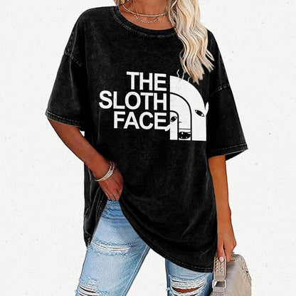 Slothface Vintage Distressed T-shirt