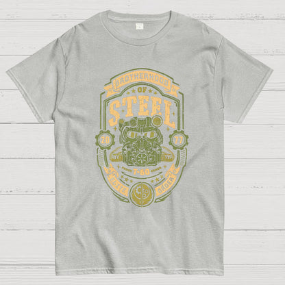 Knight of Steel T-60 distressed.png Geeky T-Shirt