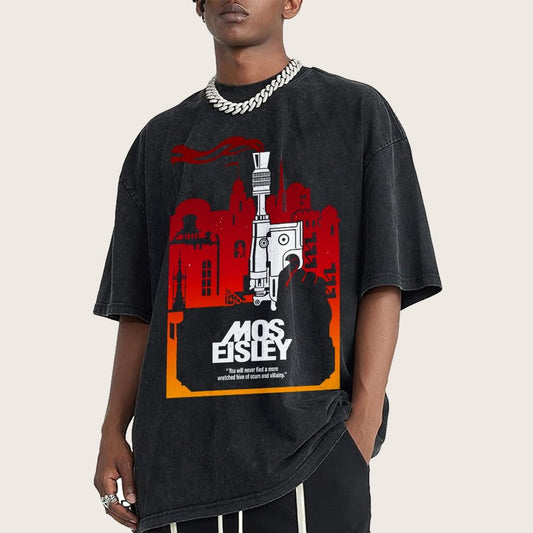 Galactic Streets Vintage Distressed T-shirt