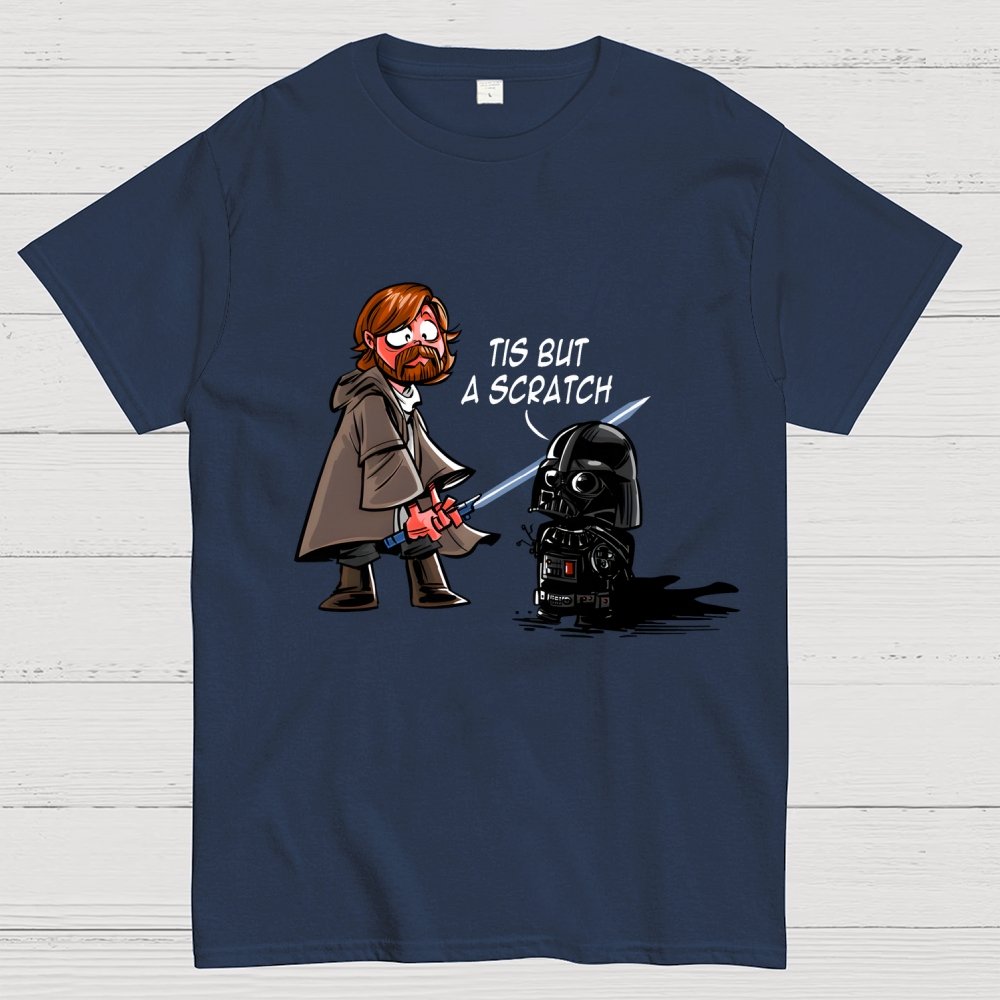 Scratch Skirmishes Tis But A Scratch Geek T-Shirt