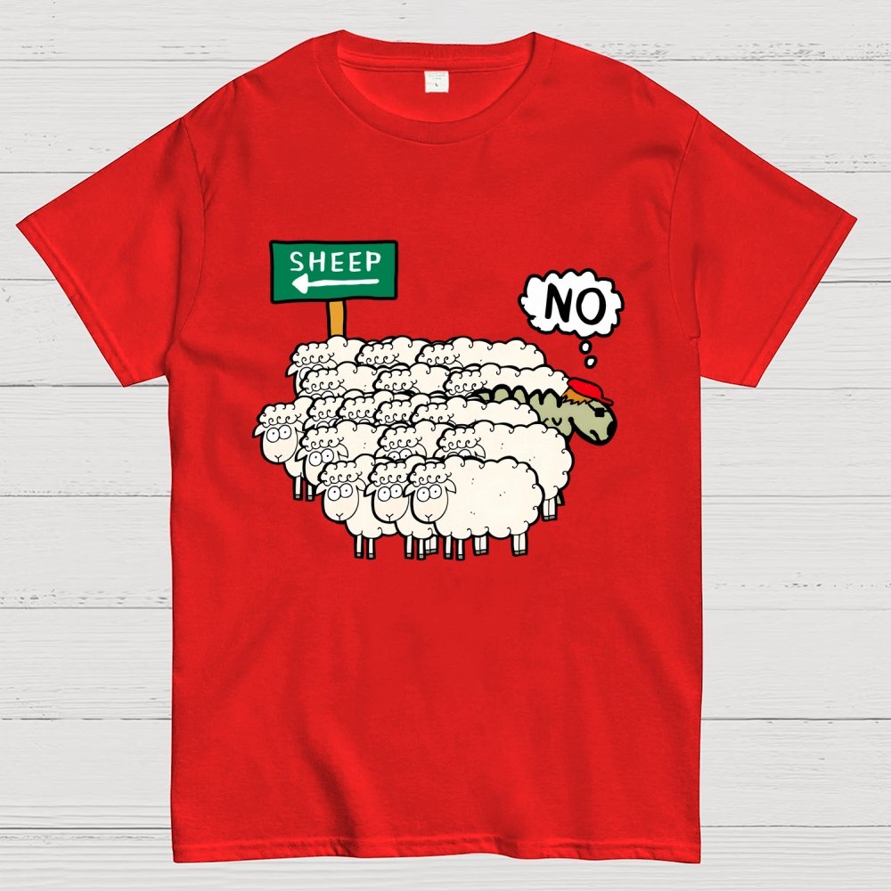 Don't Be a Sheep Geek T-Shirt