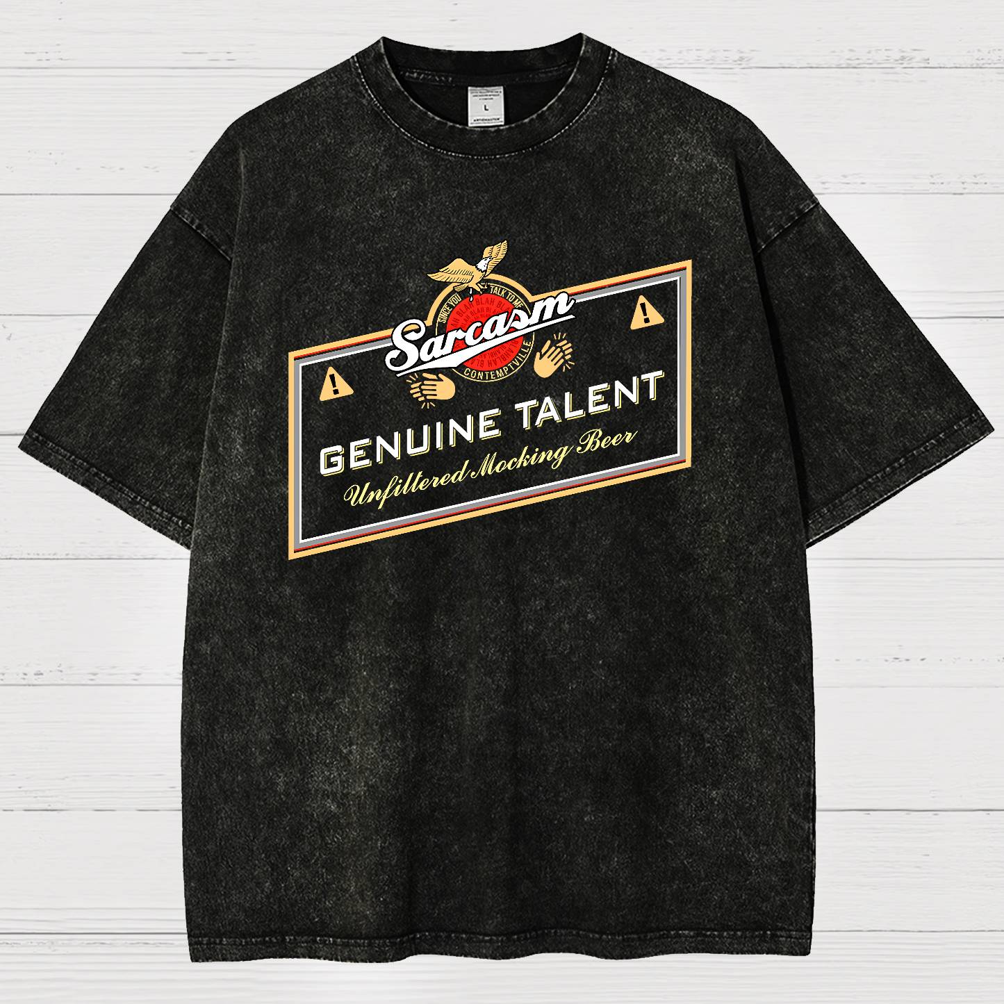 Sarcasm Genuine Talent Vintage Distressed T-shirt