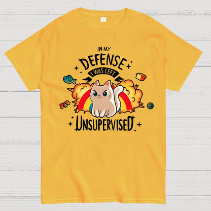 I Was Left Unsupervised Geek T-Shirt