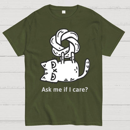 catGPT: Ask me if I care ？Geek T-Shirt