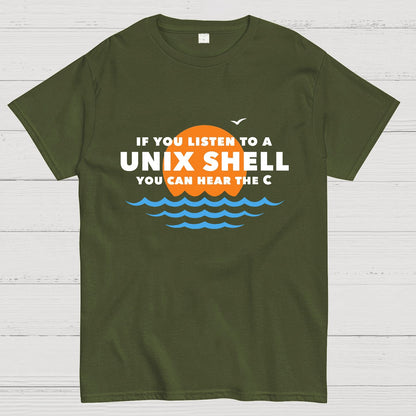 Unix Shell Geeky T-Shirt