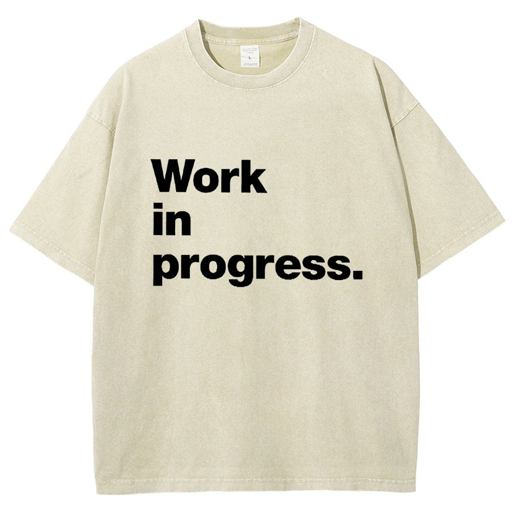 Work In Progress Vintage Distressed T-shirt