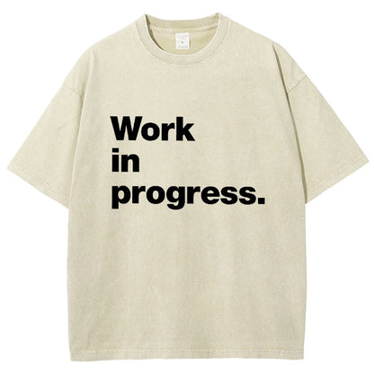Work In Progress Vintage Distressed T-shirt