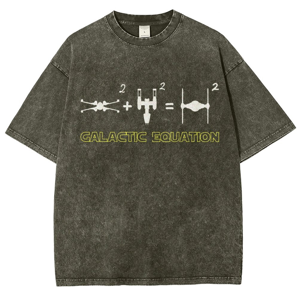 Galactic Equation Vintage Distressed T-shirt