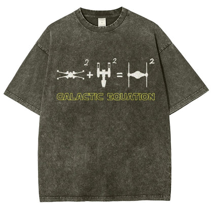 Galactic Equation Vintage Distressed T-shirt