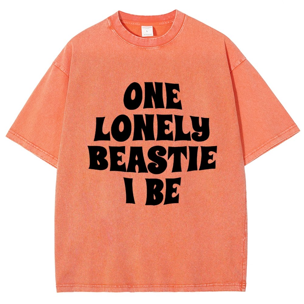 One Lonely Beastie I Be Vintage Distressed T-shirt