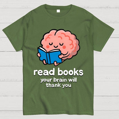 Books for your Brain Geek T-Shirt