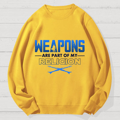 Weapons Geek Cotton Sweatshirt