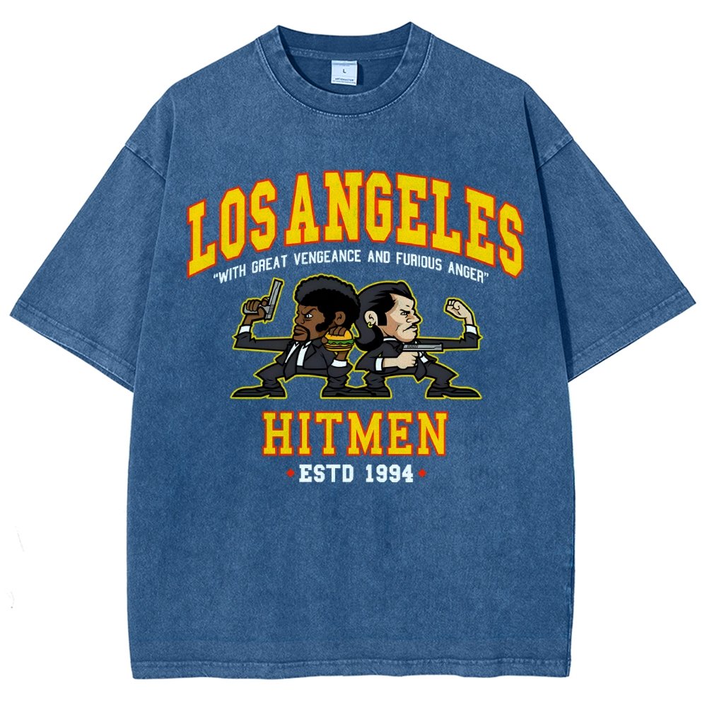 Los Angeles Hitmen Vintage Distressed T-shirt