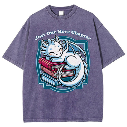 Just One More Chapter Vintage Distressed T-shirt